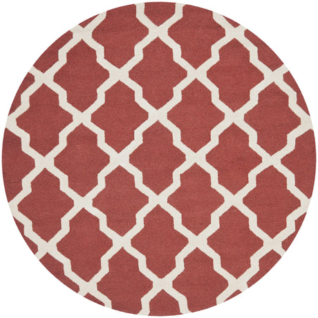 Safavieh Cambridge 6'-0" x 6'-0" Rug in Rust / Ivory