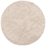 Safavieh August Shag 6'-7" x 6'-7" Rug in Beige