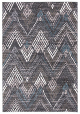 Safavieh Amsterdam 4'-0" x 6'-0" Rug in Dark Grey / Grey