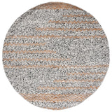 Safavieh Natura 6'-0" x 6'-0" Rug in Ivory / Black