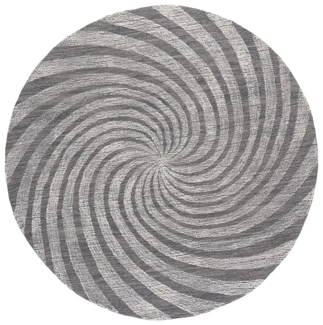 Safavieh Novelty 6'-0" x 6'-0" Rug in Charcoal / Grey