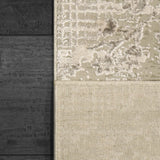 Dynamic Rugs Renaissance 3157 Ivory/Grey Rug - Corner