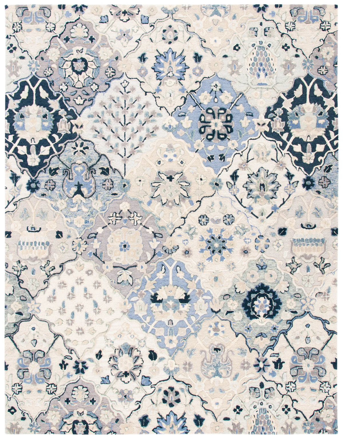 Safavieh Glamour 10'-0" x 14'-0" Rug in Beige / Blue