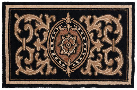 Safavieh Monogram 2'-6" x 4'-0" Rug in Black