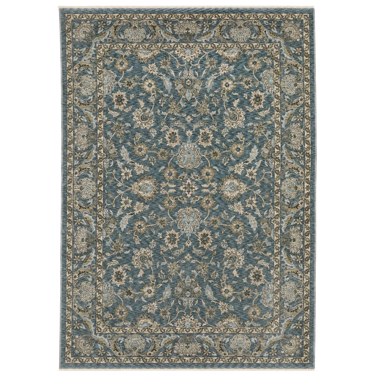 Oriental Weavers Sphinx Aberdeen 070H1 Blue/ Beige Rug - main flat