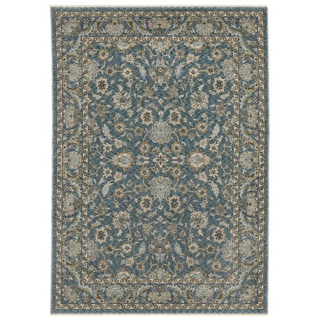 Oriental Weavers Sphinx Aberdeen 070H1 Blue/ Beige Rug - main flat