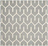 Safavieh Cambridge 6'-0" x 6'-0" Rug in Dark Grey / Ivory
