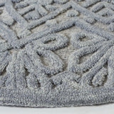 Safavieh Trace 6'-0" x 6'-0" Rug in Light Grey