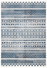 Safavieh Carnegie 4'-0" x 6'-0" Rug in Ivory / Navy