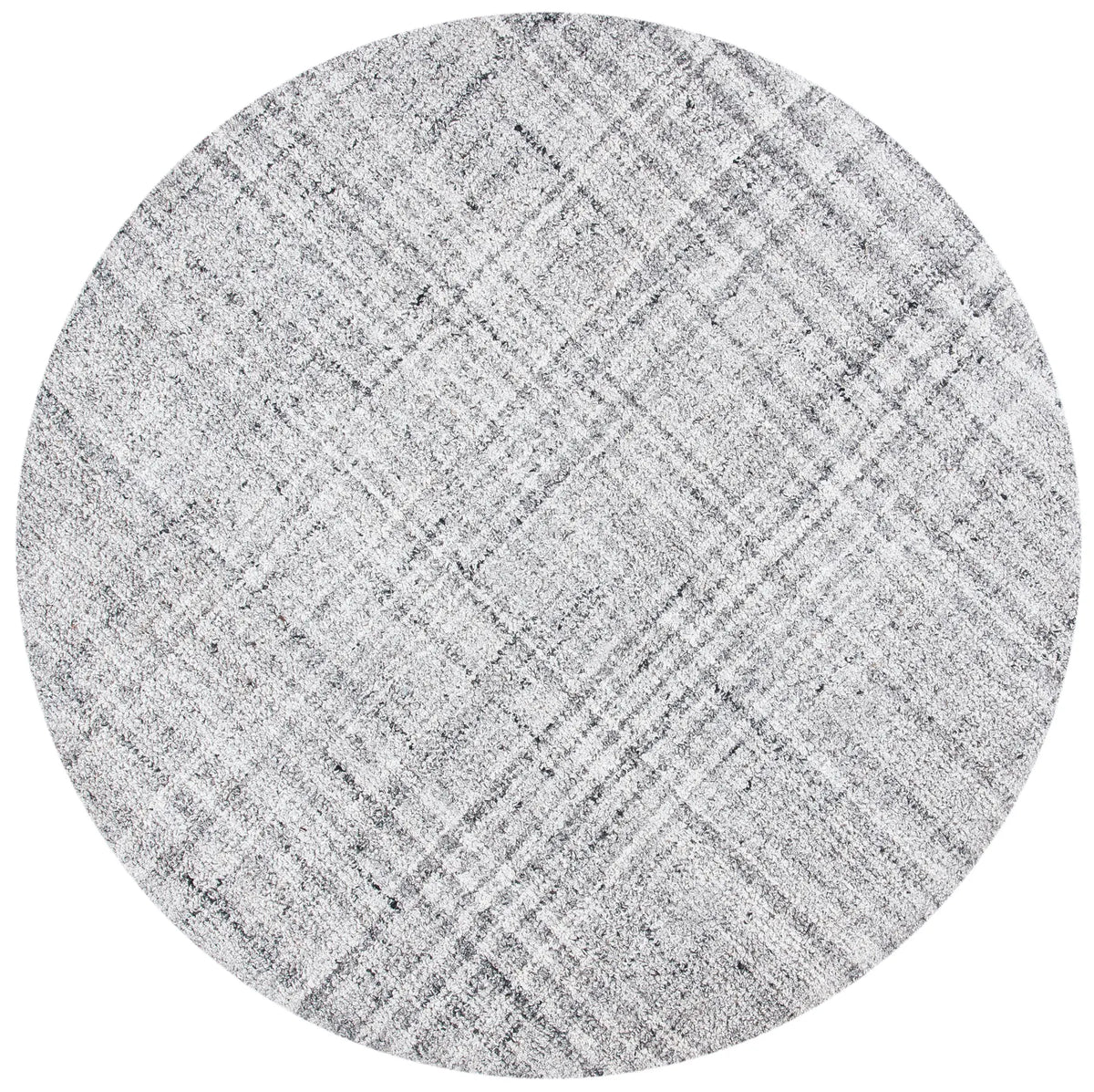 Safavieh Abstract 6'-0" x 6'-0" Rug in Grey / Black