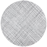 Safavieh Abstract 6'-0" x 6'-0" Rug in Grey / Black