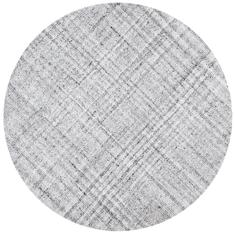 Safavieh Abstract 6'-0" x 6'-0" Rug in Grey / Black