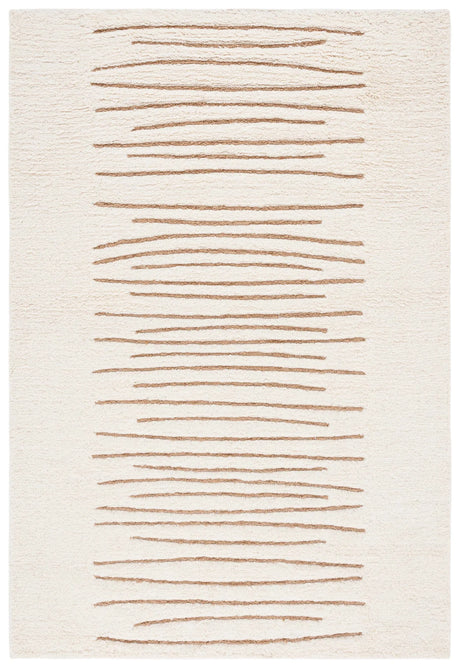 Safavieh Casablanca 4'-0" x 6'-0" Rug in Natural / Ivory