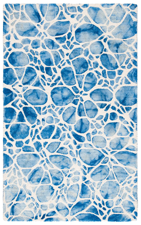 Safavieh Dip Dye 3'-0" x 5'-0" Rug in Ivory / Blue