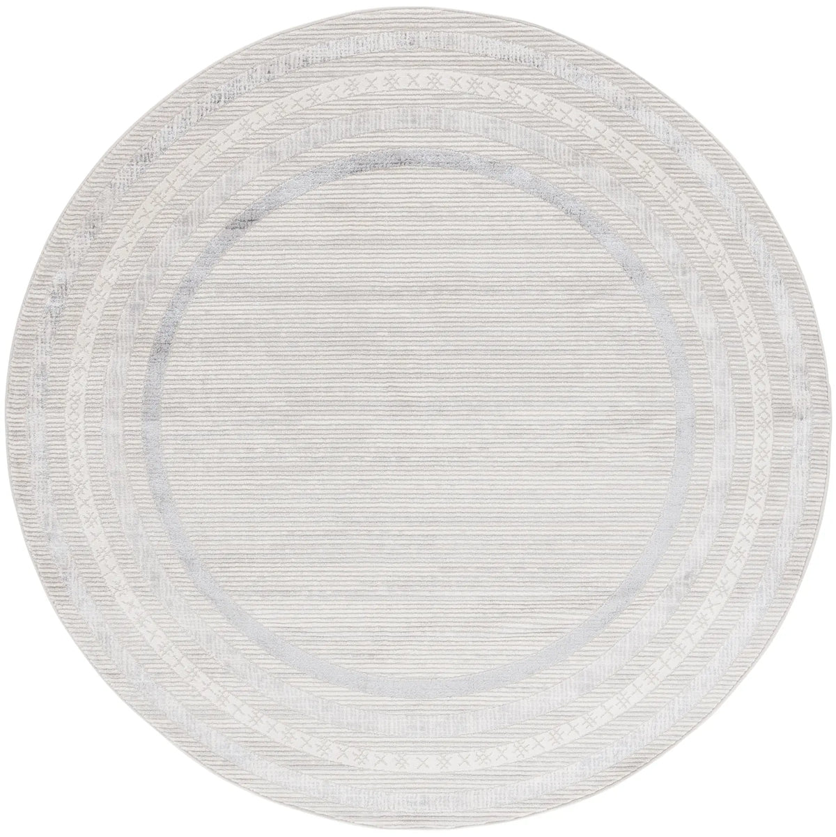 Safavieh Hanna 6'-7" x 6'-7" Rug in Ivory / Grey