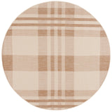 Safavieh Courtyard 6'-7" x 6'-7" Rug in Natural / Beige