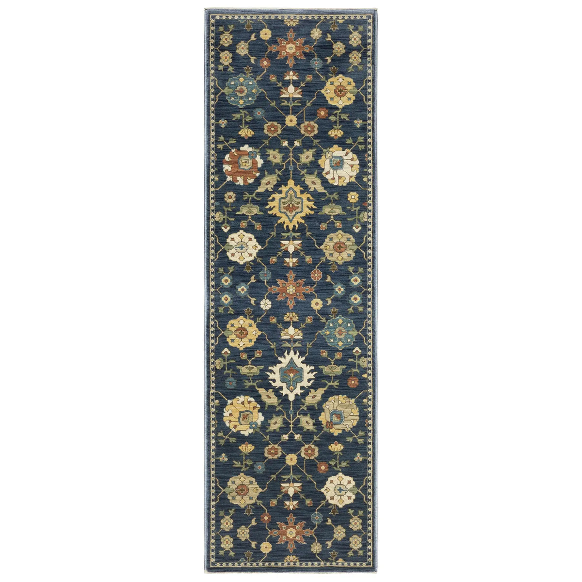 Oriental Weavers Sphinx Francesca Fr02L Blue/ Multi Rug - runner