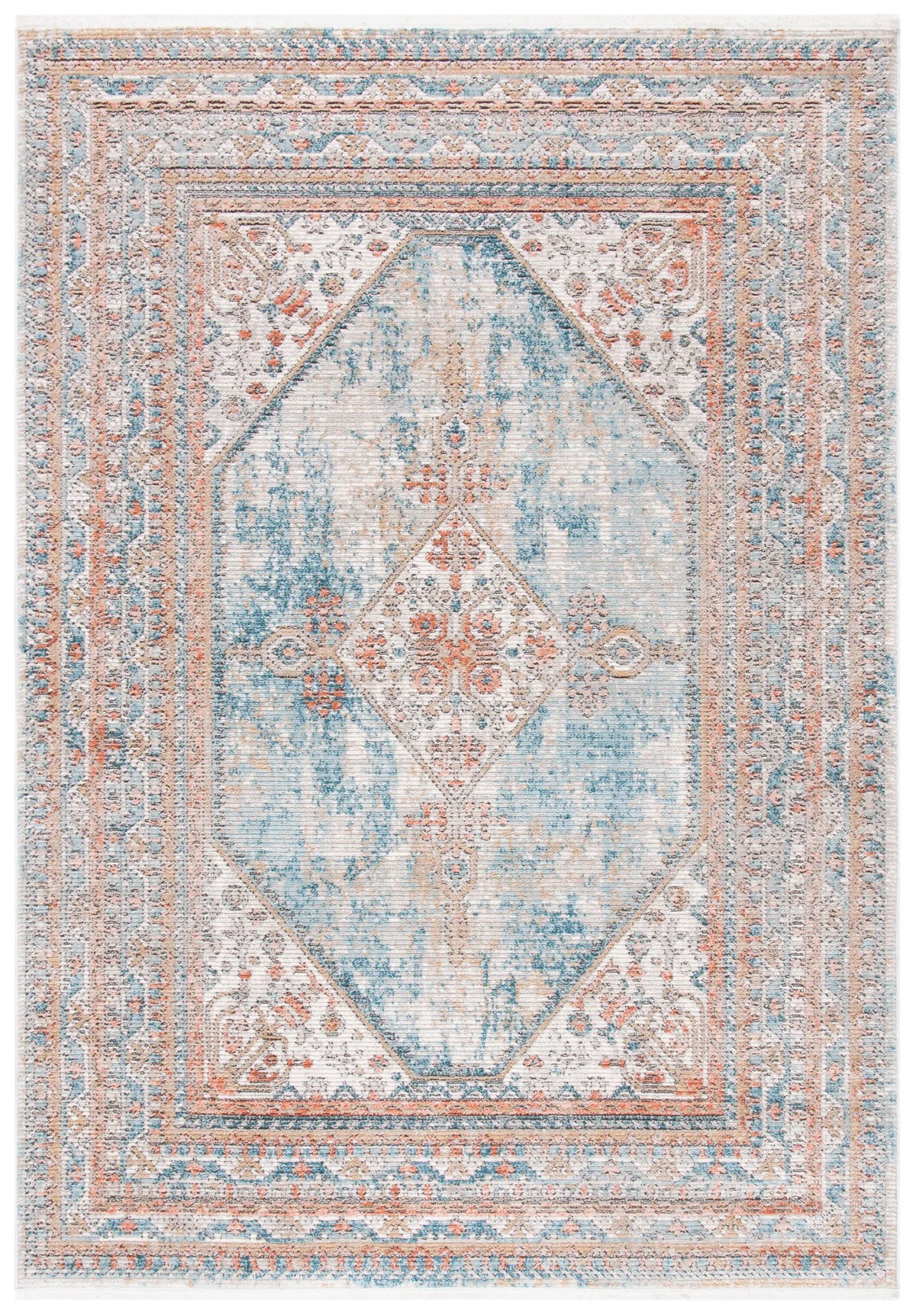 Safavieh Shivan 4'-0" x 6'-0" Rug in Blue / Grey
