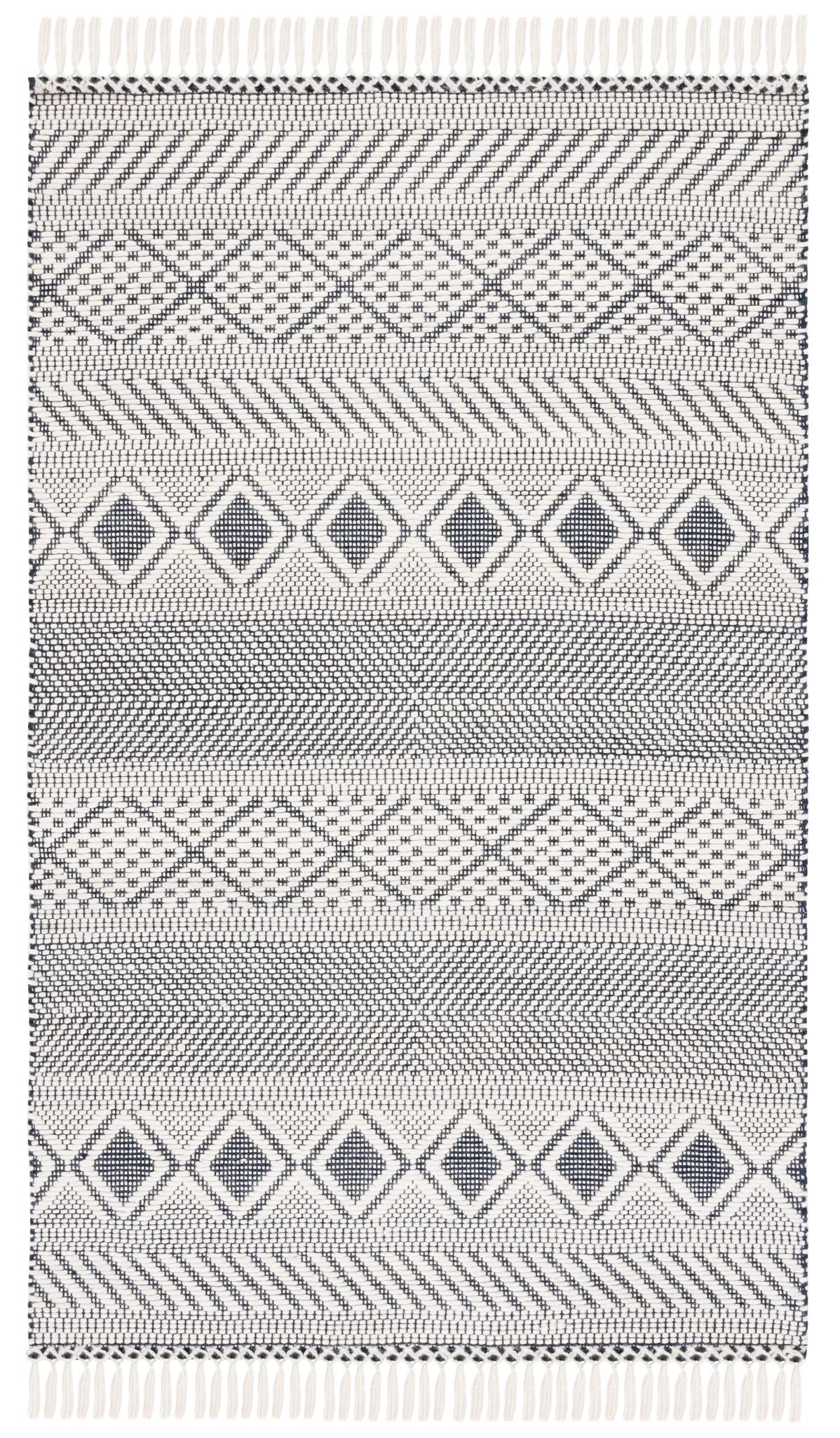 Safavieh Natura 5'-0" x 8'-0" Rug in Ivory / Navy