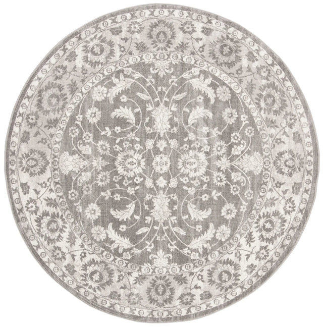 Safavieh Brentwood 5'-0" x 5'-0" Rug in Cream / Grey