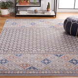 Safavieh Eternal 4'-0" x 6'-0" Rug in Grey / Blue Rust