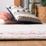 Safavieh Tulum 4'-0" x 6'-0" Rug in Ivory / Fuchsia