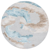 Safavieh Fifth Avenue 6'-0" x 6'-0" Rug in Grey / Beige