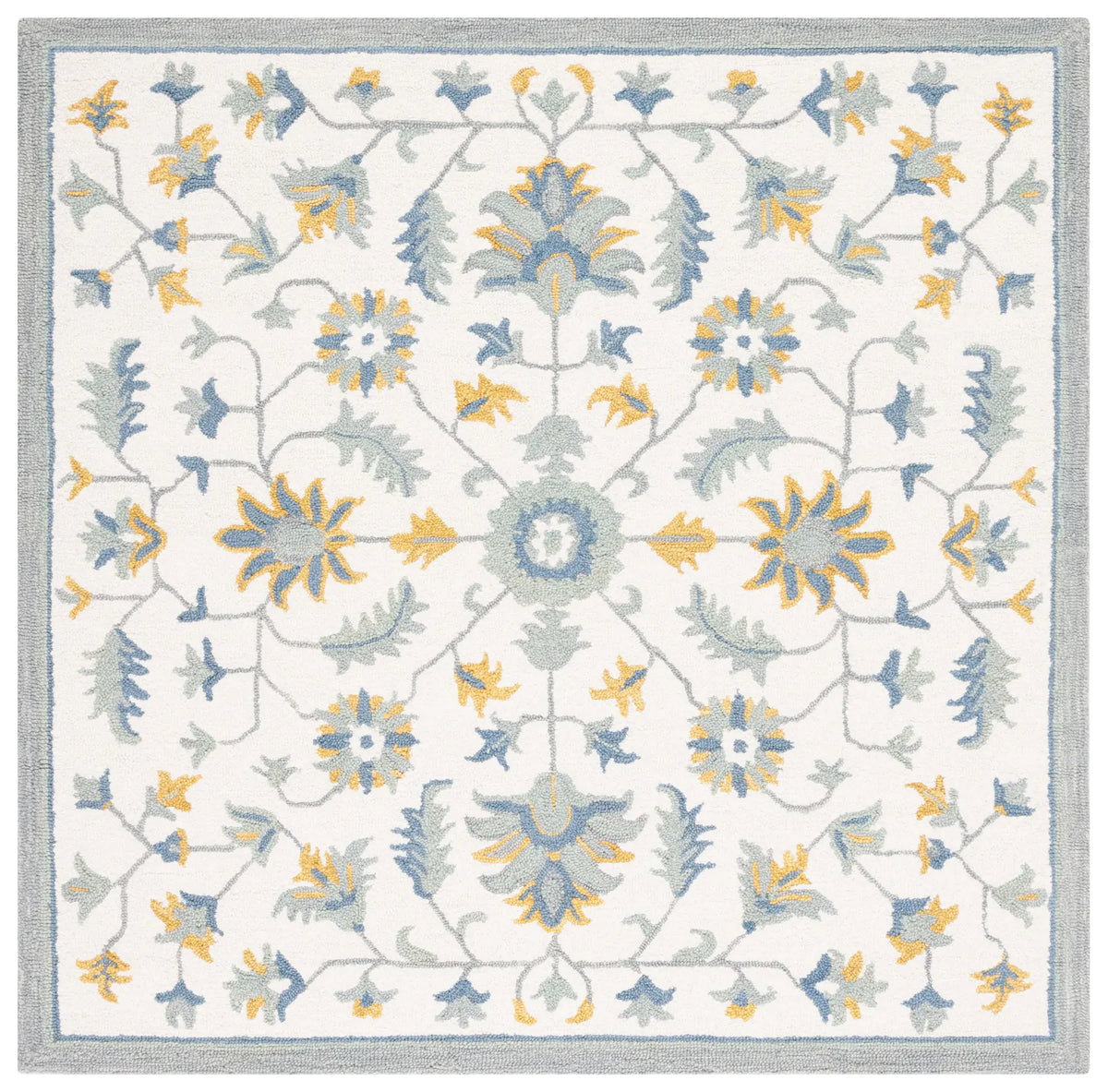 Safavieh Metro 6'-0" x 6'-0" Rug in Ivory / Blue