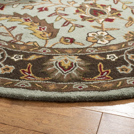 Safavieh Heritage 6'-0" x 6'-0" Rug in Blue / Brown