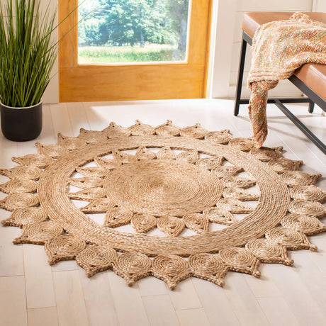 Safavieh Natural Fiber 3'-0" x 3'-0" Rug in Natural