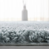 Safavieh August Shag 900 4'-0" x 6'-0" Rug in Aqua