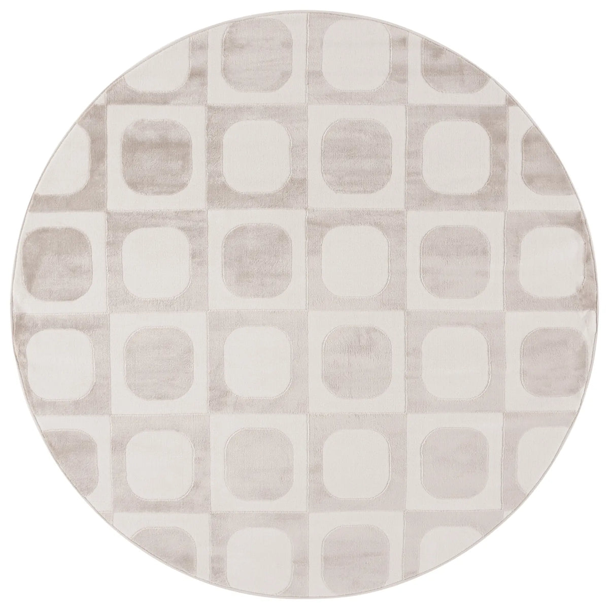 Safavieh Saylor 100 6'-3" x 6'-3" Rug in Beige / Ivory