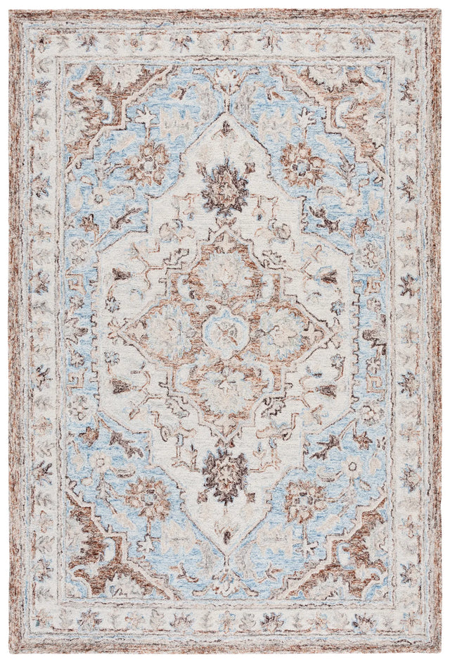 Safavieh Metro 4'-0" x 6'-0" Rug in Beige / Blue