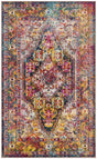 Safavieh Crystal 3'-0" x 5'-0" Rug in Navy / Light Blue