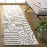 Safavieh Audrey 2'-3" x 8'-0" Rug in Grey / Ivory
