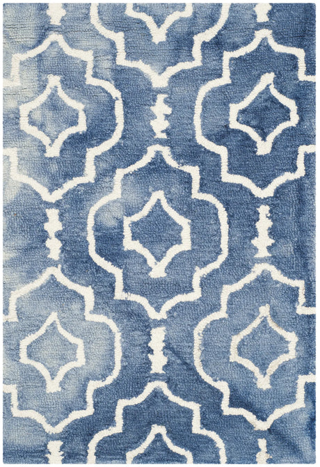 Safavieh Dip Dye 2'-0" x 3'-0" Rug in Blue / Ivory