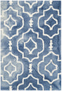 Safavieh Dip Dye 2'-0" x 3'-0" Rug in Blue / Ivory
