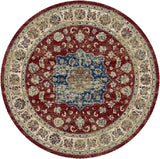 Dynamic Rugs Ancient Garden 57559 Red/Ivory Rugs - Round
