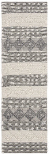 Safavieh Natura 2'-3" x 10'-0" Rug in Grey / Ivory