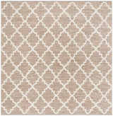 Safavieh Montauk 6'-0" x 6'-0" Rug in Beige / Ivory