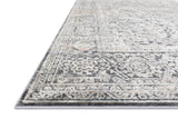 Loloi Lucia Luc-03 Steel / Ivory Rugs - rug corner