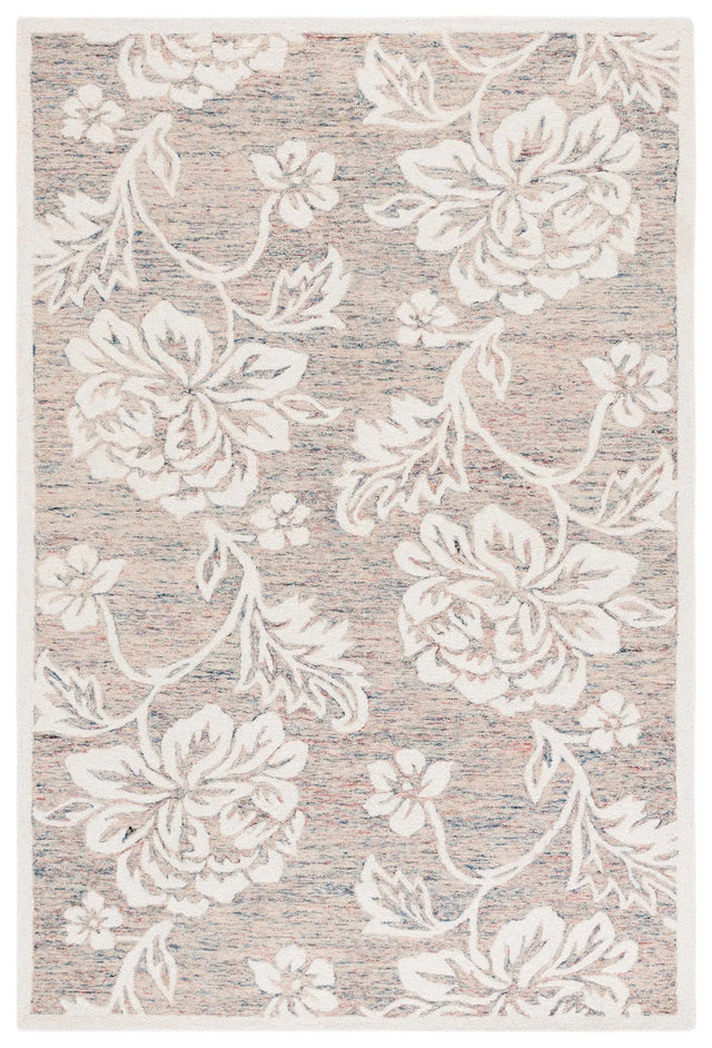 Safavieh Jardin 4'-0" x 6'-0" Rug in Grey / Ivory