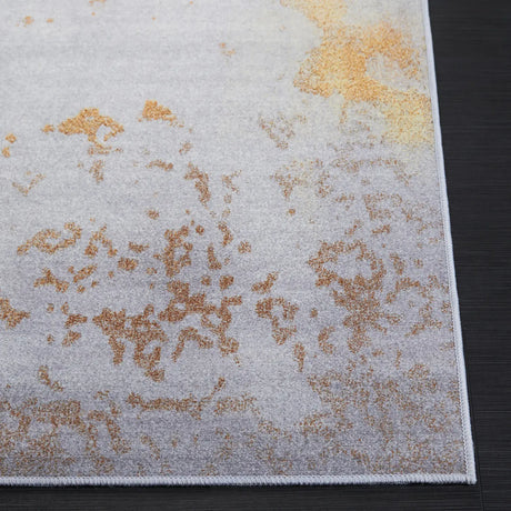 Safavieh Tacoma 4'-0" x 6'-0" Rug in Grey / Rust
