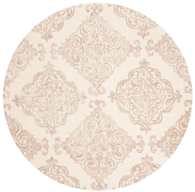 Safavieh Glamour 6'-0" x 6'-0" Rug in Ivory / Beige
