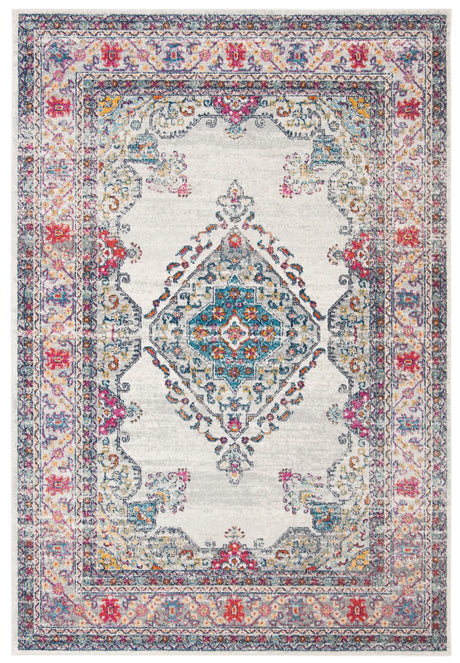 Safavieh Evoke 4'-0" x 6'-0" Rug in Cream / Fuchsia
