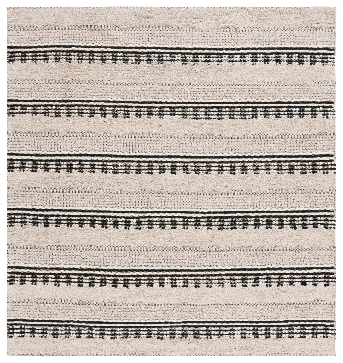 Safavieh Natura 6'-0" x 6'-0" Rug in Beige / Black