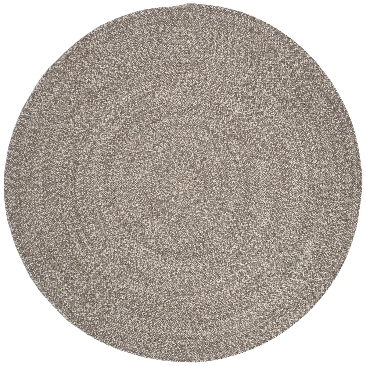 Safavieh Braided 4'-0" x 4'-0" Rug in Ivory / Beige