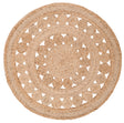 Safavieh Natural Fiber 3'-0" x 3'-0" Rug in Natural
