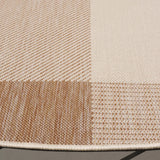 Safavieh Courtyard 6'-7" x 6'-7" Rug in Natural / Beige