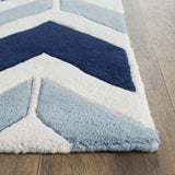Safavieh Chatham 2'-3" x 7'-0" Rug in Dark Blue / Light Blue